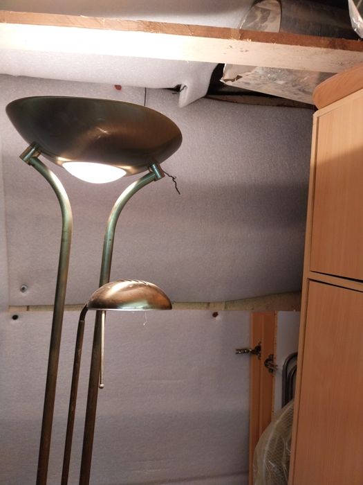 Lampa dubla cu picior