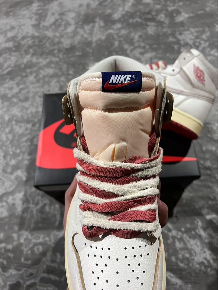 Air Jordan 1 Retro High Rare Air Sail Cinnabar