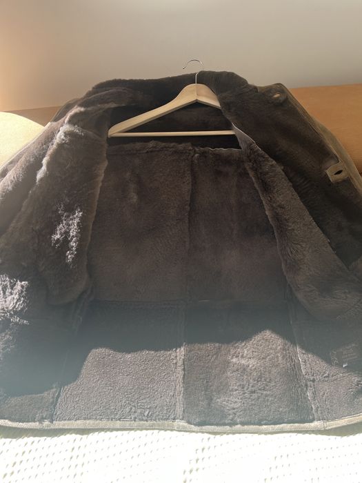 Vand cojoc barbat blana naturala stil Alain Delon