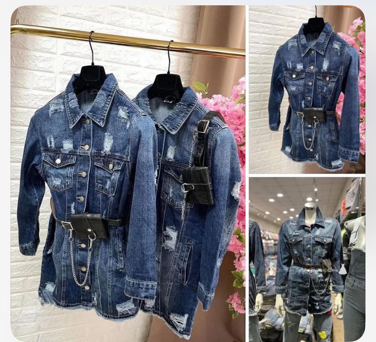 Дънково яке с  колан