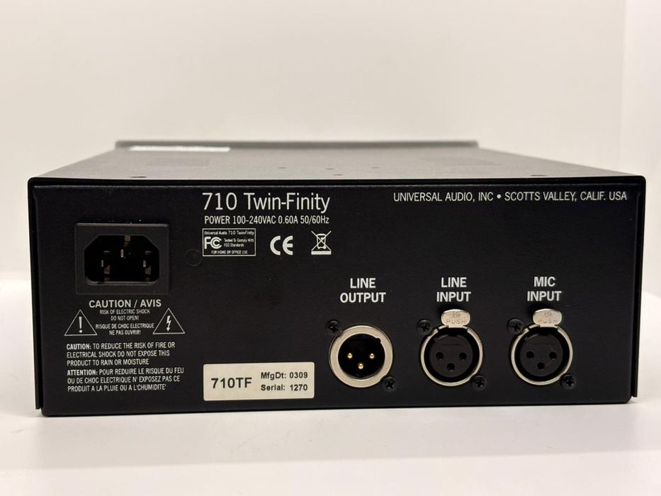 Preamplificator microfon Universal Audio 710 Twin-Finity -A-