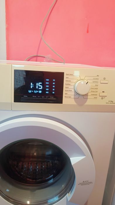 Пералня TCL TWF85-M14303A03, Капацитет 8.5 кг, 1400 об/мин, Клас A+++