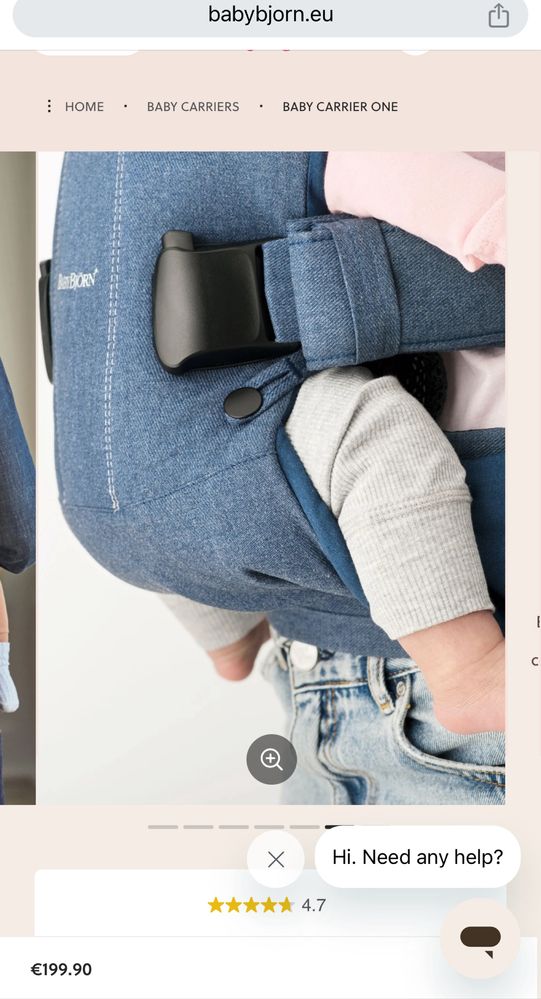 Кенгуру BabyBjörn classic - Baby Carrier One