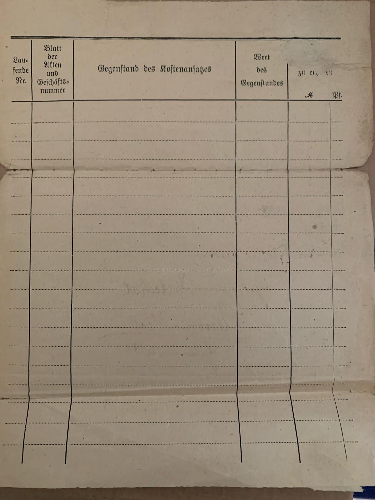 Scrisoare 1923 Germania stampilata cu factura de colectie