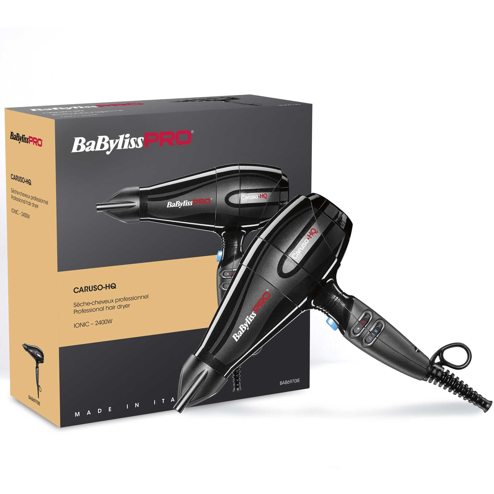 BabylissPro Caruso HQ 2400W Ionic Black Сешоар