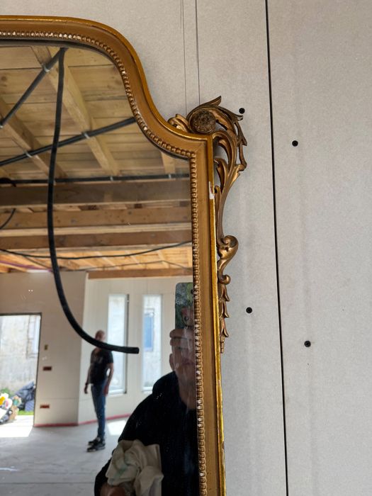 Mobila Vintage cu oglinda și blat de Marmură