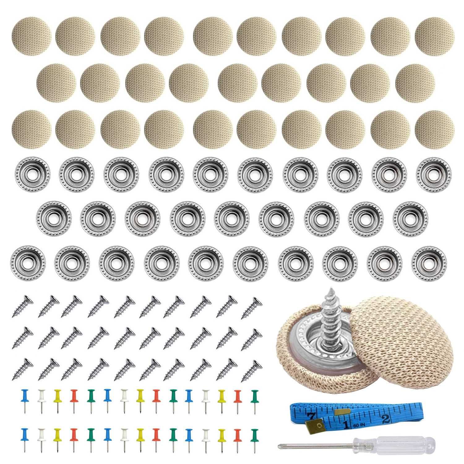 Kit 30 capse pentru reparatia plafonului auto