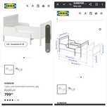 Paturi ikea folosite extensibile copii