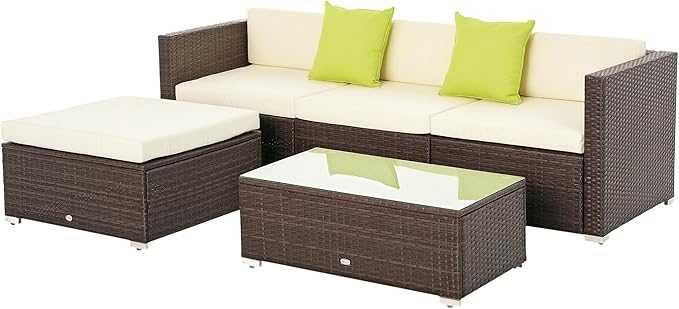 Set de mobilier de gradina Outsunny cu 5 piese
