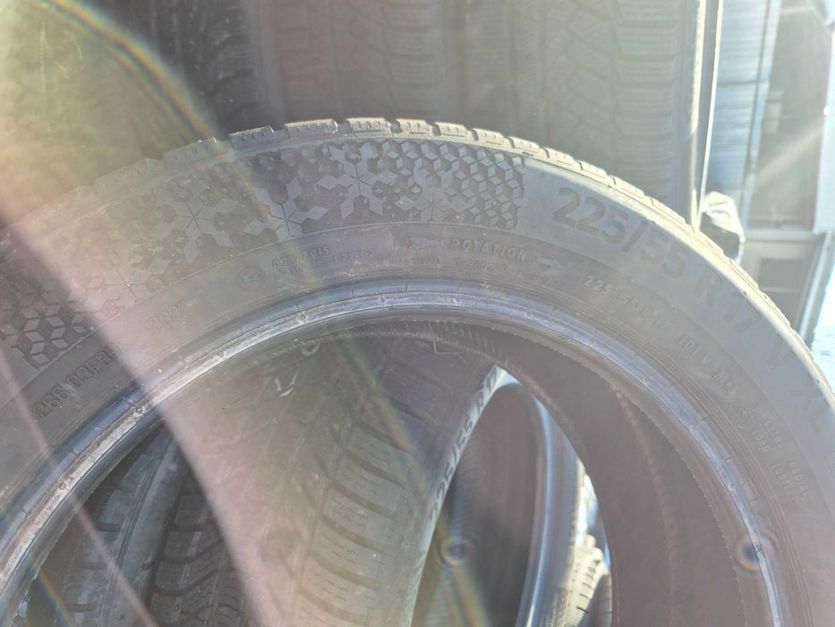 2 Anvelope de IARNA - 225/55/17 - Continental APP NOI - DOT 2023
