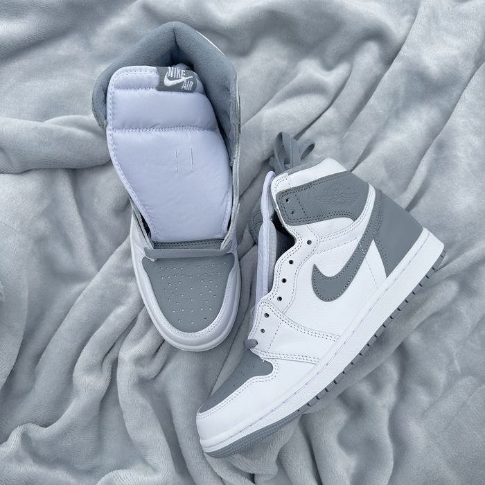 Pantofi Sport Air Jordan 1 High Steel Grey - 100% originali