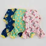 Vand set 3 pijamale noi pentru catel talie mica