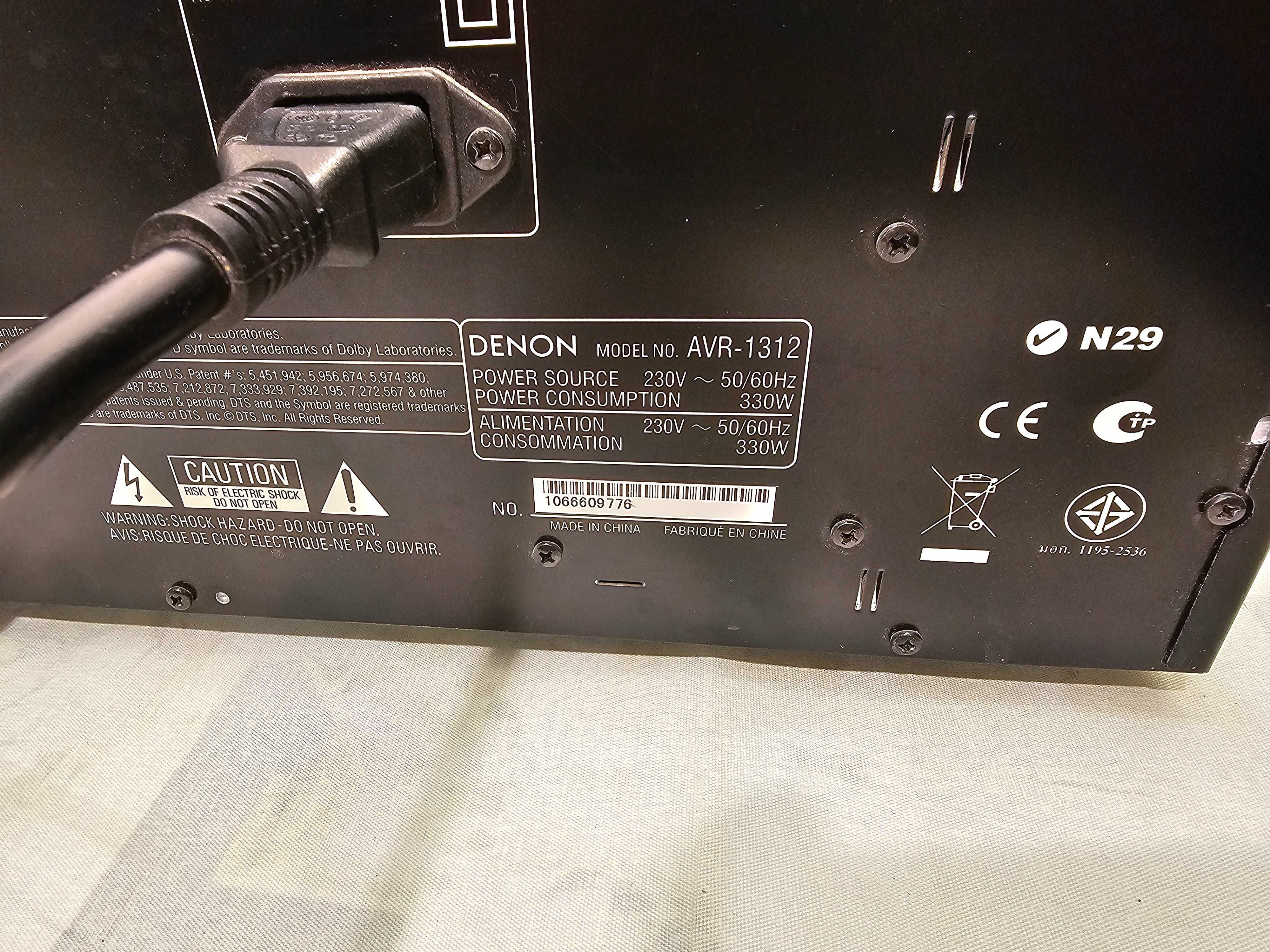 Statie amplificator Reciver DENON AVR-1312 HDMI