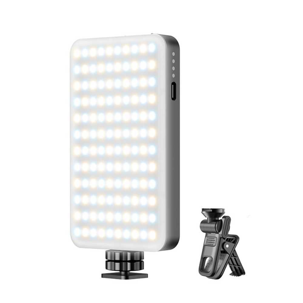 HSU D10 Ултра малка LED селфи лампа с 120 диода, 2500-9000 K, 3 режима