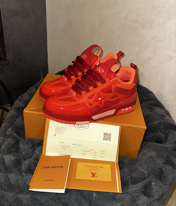 Louis Vuitton LV Skate Sneakers Red
