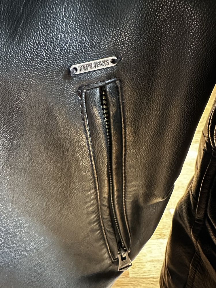 Кожено мъжко яке Pepe Jeans