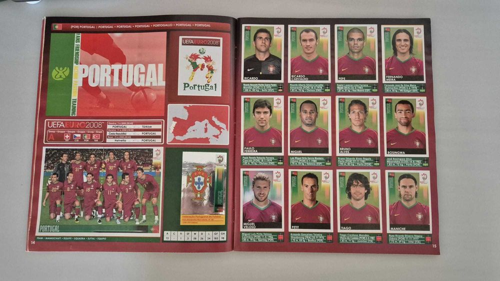 Album Panini EURO 2008 complet, stare 9.5/10