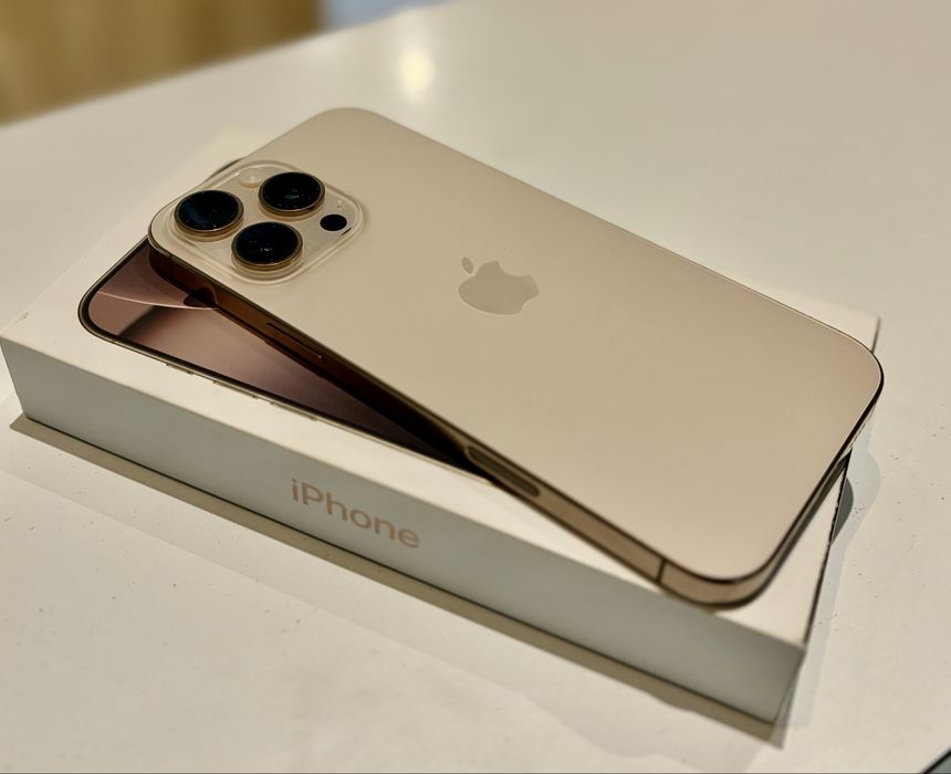 **ATS GSM**ID89362 iPhone 16 Pro Max 256Gb Desert/Baterie100%/Garantie