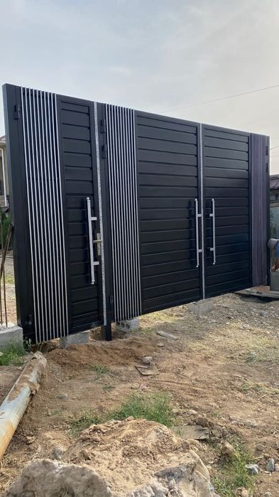 Ворота откатные консольные