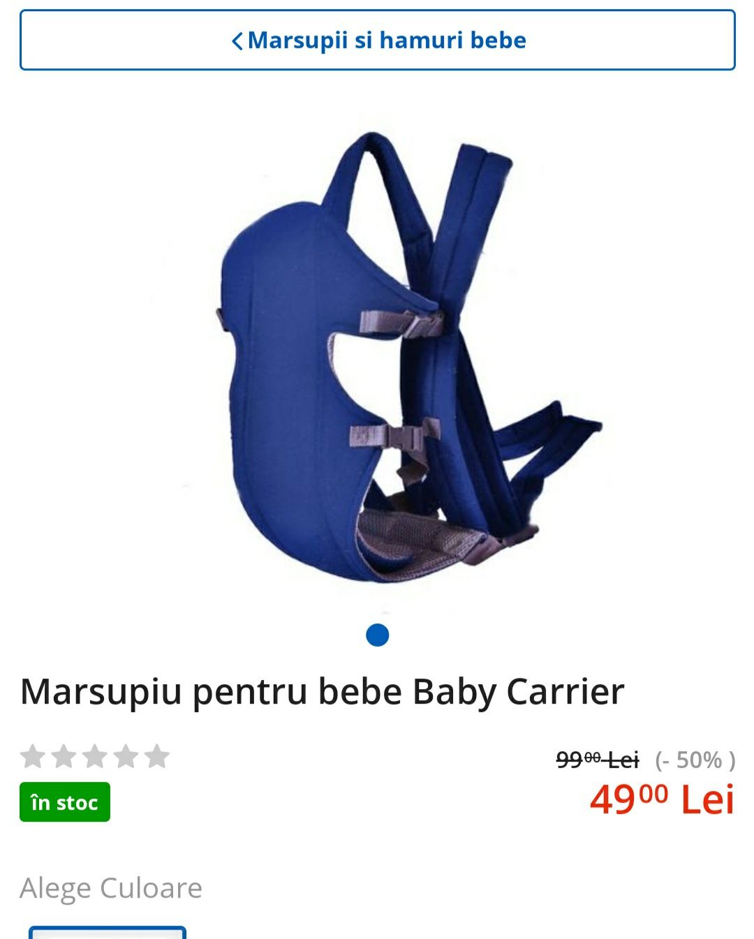 Marsupiu-port bebe textil Carrier