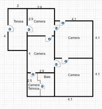 Inchiriez casa Arad, str Stanjenel, 4 camere, pentru birouri