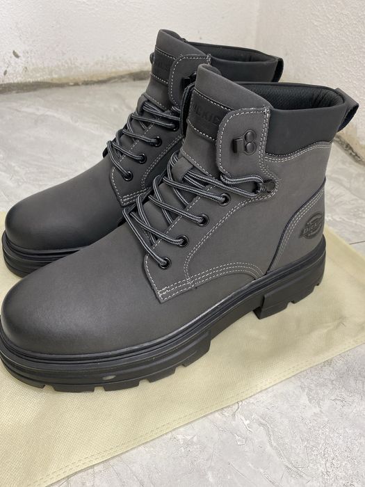 Зимние ботинки Dickies серо-черные