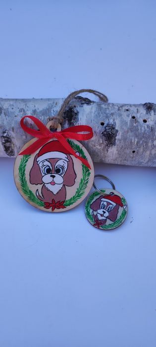 Дървени Коледни играчки