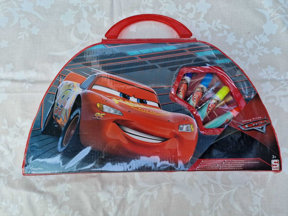 Set de pictura si desen, Disney Mcqueen Cars Lighting, 50 piese