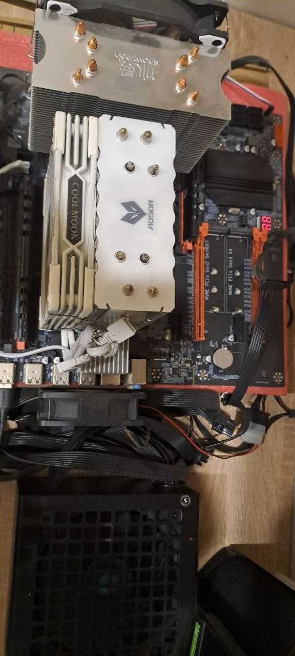 Сборка двухпроцессарная - 2 * Xeon 2686v4. x99 dual. озу 32Гб