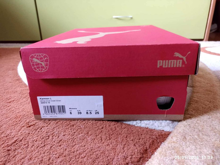 Дамски кожени сникърси PUMA Karmen L, EUR 39