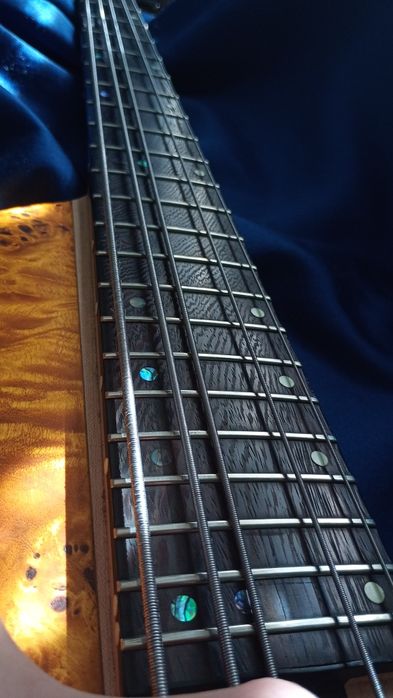 Chitara bass Cort A5 Plus SC Amber Open Pore