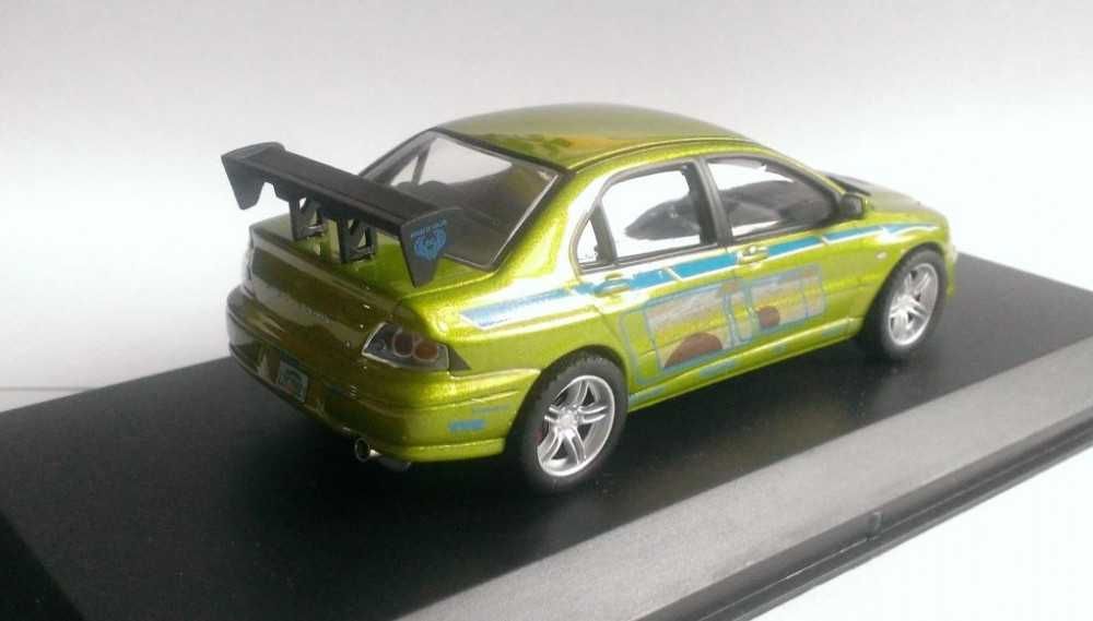Macheta Mitsubishi Lancer EVO 7 VII Fast and Furious - Greenlight 1/43