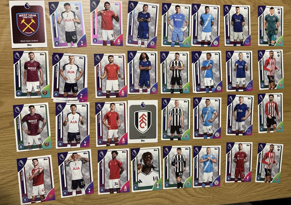 Футболни карти Topps Premier league 25/26