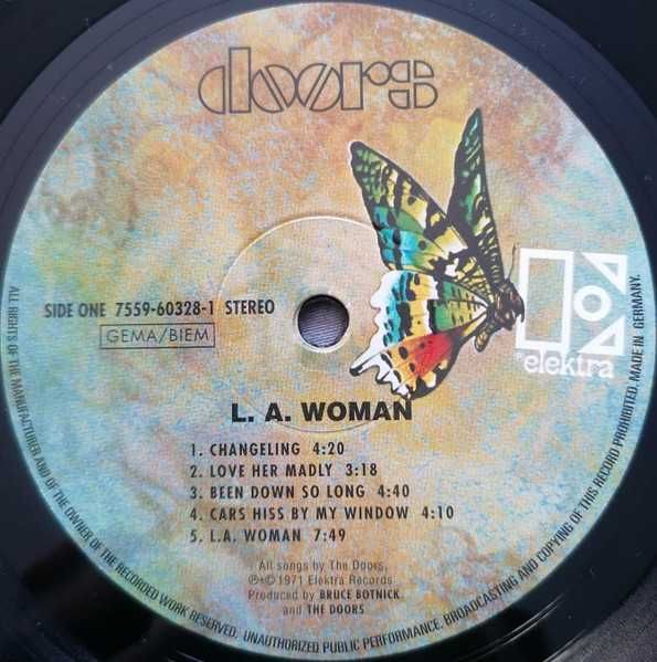 LP Vinyl The Doors - L.A. Woman 1971