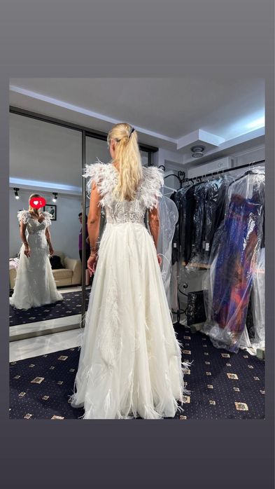 Vând rochie de mireasă tip sirenă