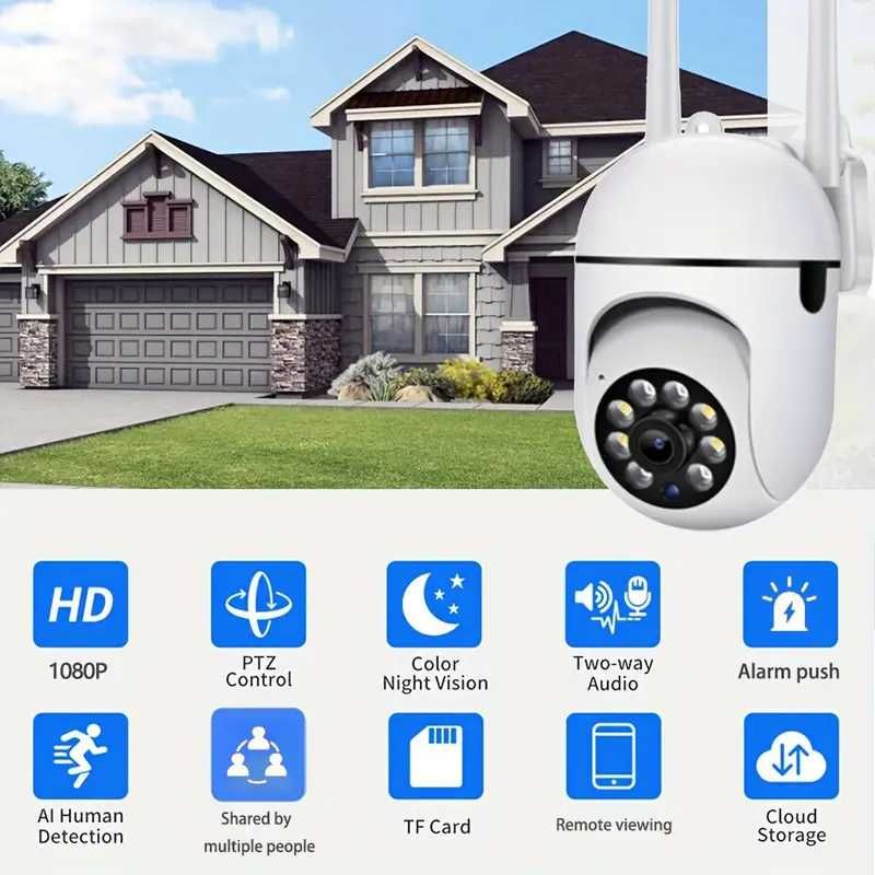 Промоция Безжични Wifi IP въртящи се в 4посоки камери нови имам бройки
