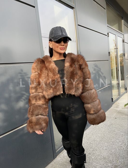 Blana superba naturala scurta vulpe