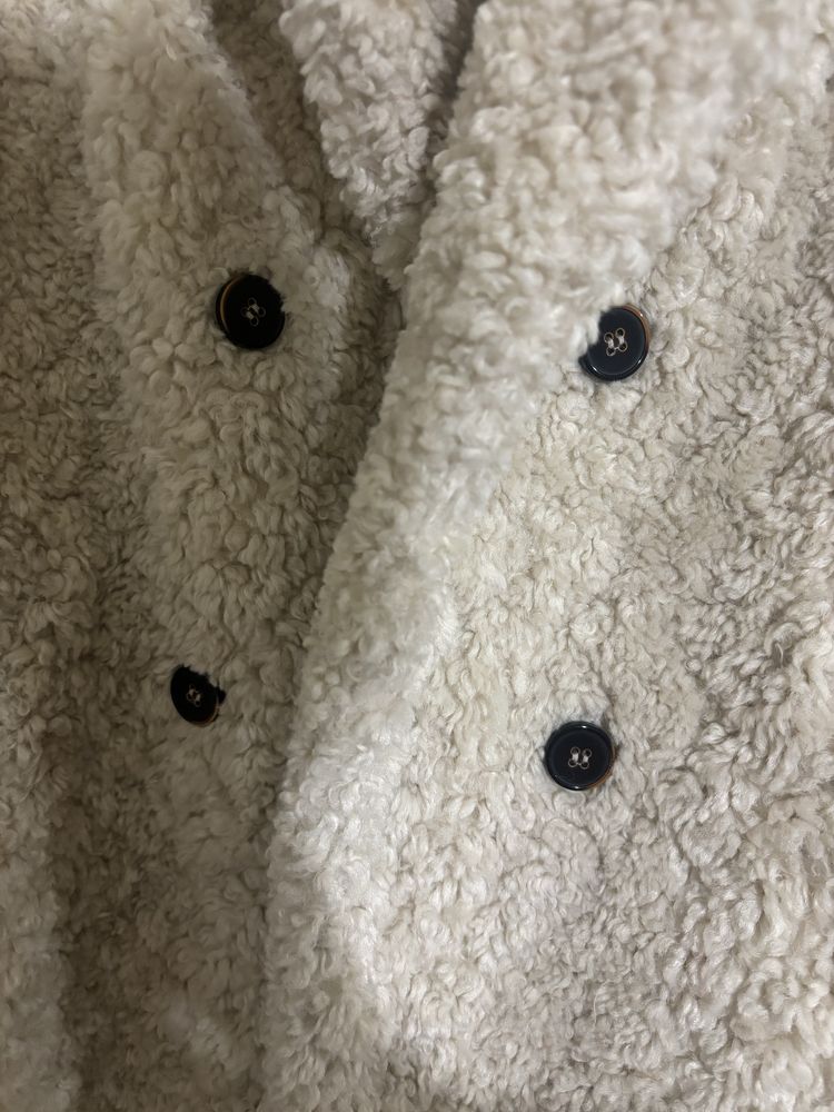 Zara дебело палто тип teddy bear