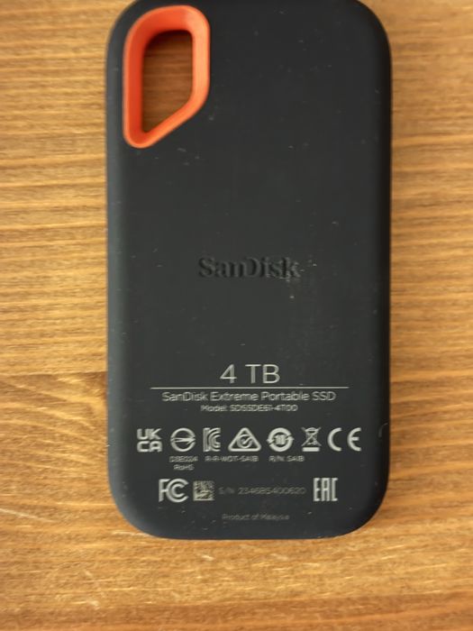Sandisk Extreme 4TB SSD външно