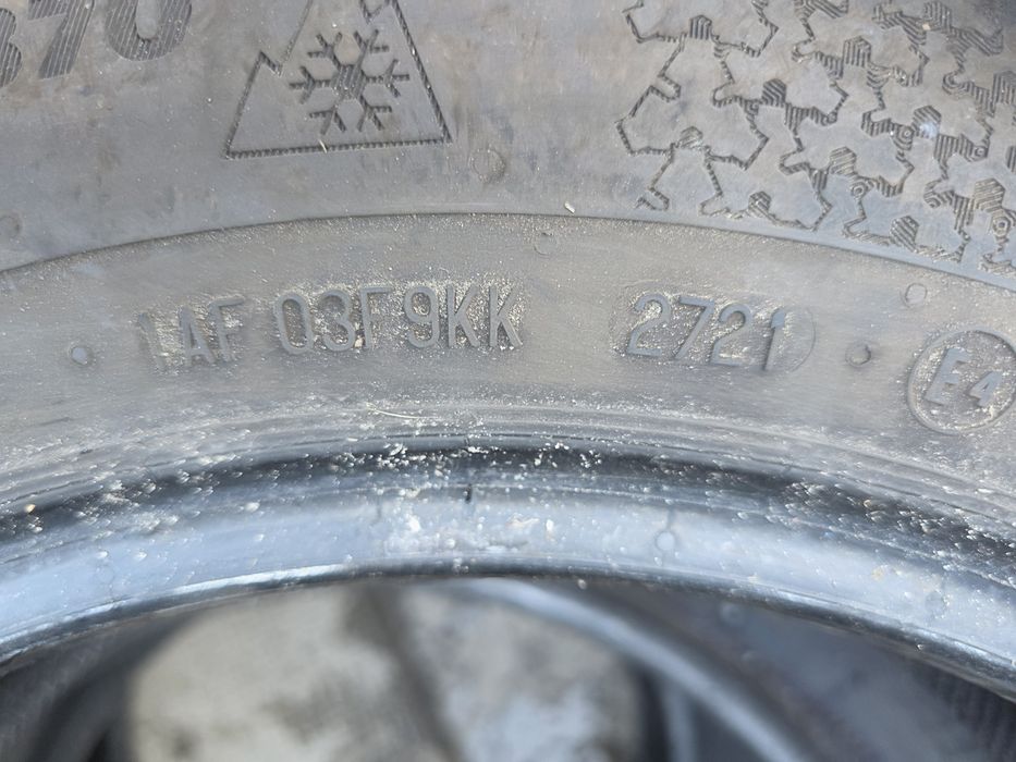 1бр зимна гума 185 60 15 - Continental