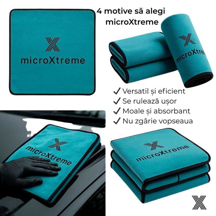 Prosop Uscare Auto XL 90x70 | Microfibră Twisted Loop, Super Absorbant