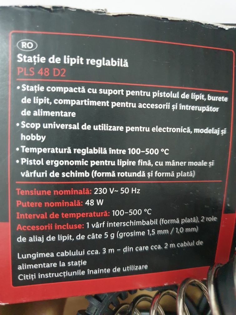 Letcon parkside ( stație de lipit ) PLS 48 D2