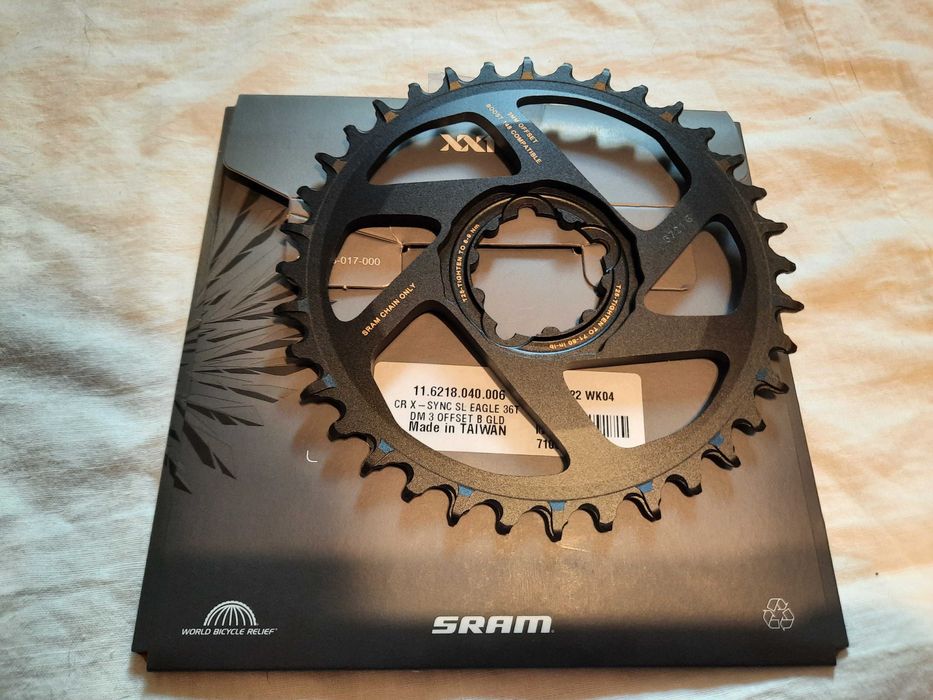 Foi foaie sram x-sync 34 32 3mm boost / gold 38 6mm noi direct mount