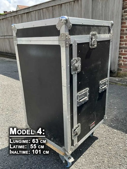 Flight case profesionale 4 buc la pret de lichidare