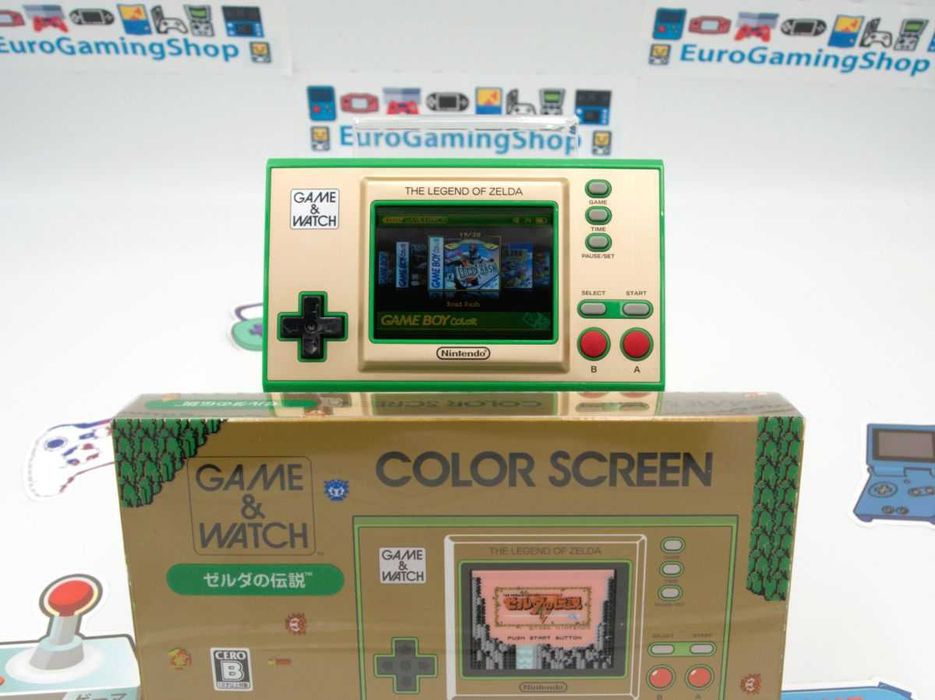 Nintendo Game & Watch Zelda BOX – Jap. ca nouă, upgrade 16MB 40+Jocuri