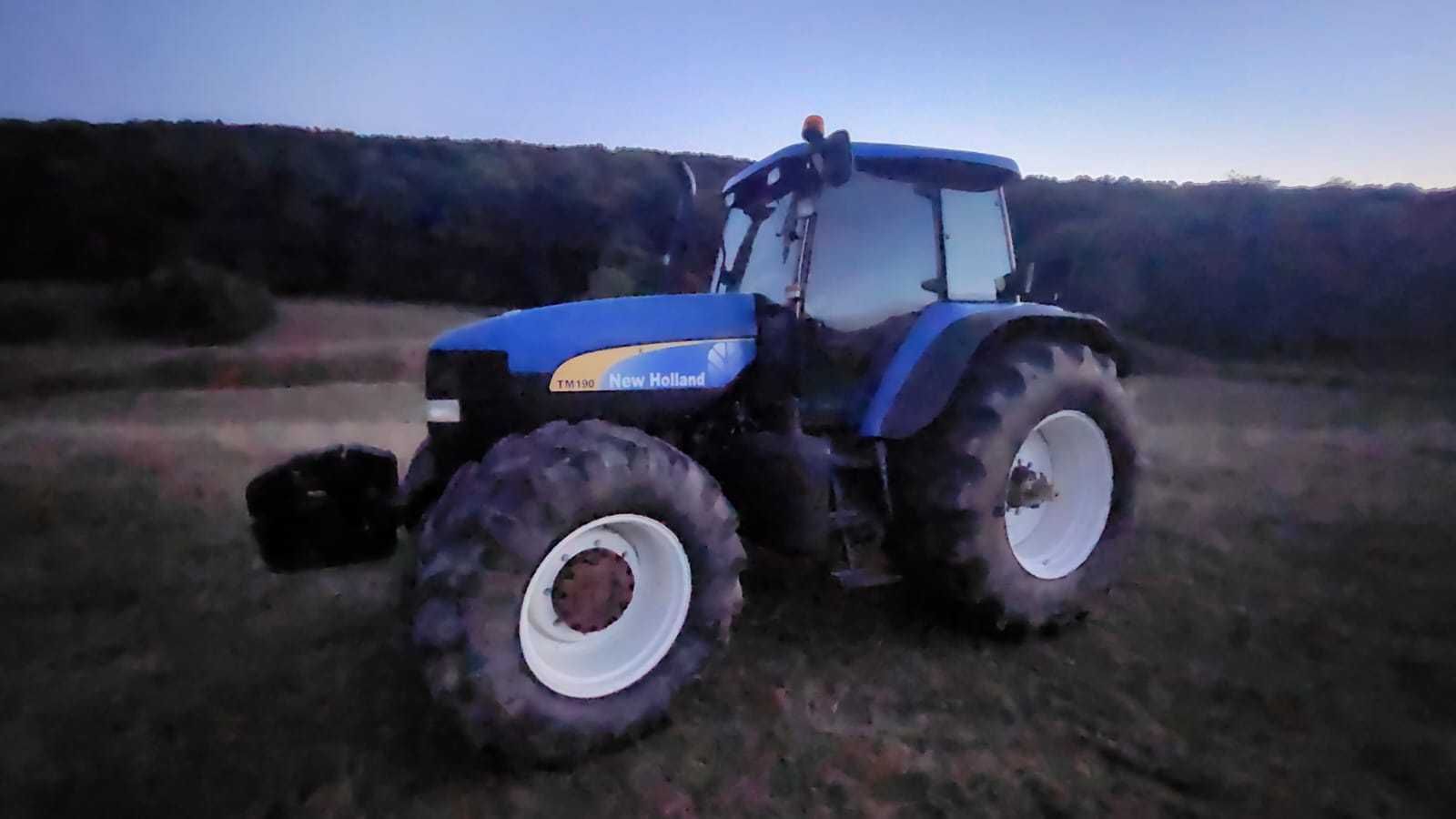 Tractor New Holland TM 190, 2006, A.C, 4x4, Compresor