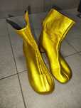 Botine metalice aurii- brand Proenza Schouler