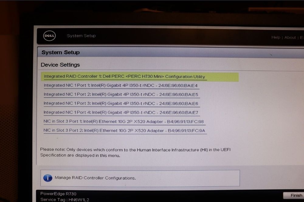 Server Dell PEdge R730 16Bays 14.4Tb 32 Cores 2xE5-2698 V3 128Gb X520