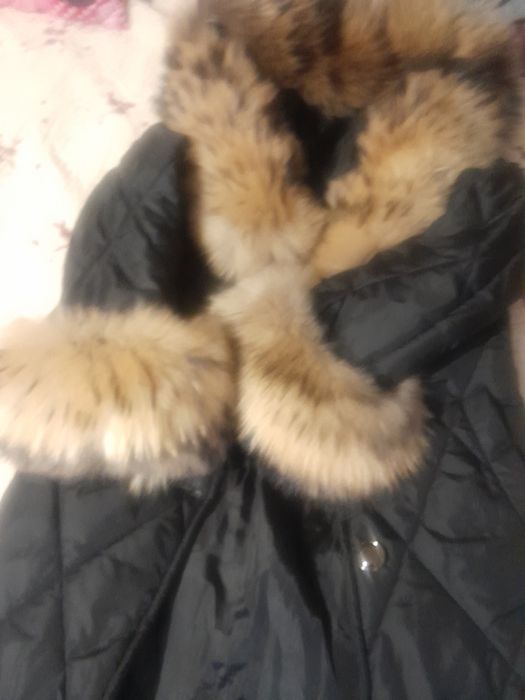 Дамско  пухено палто