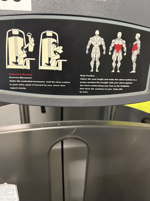 Aparate  Technogym Abdominal crunch si rotary torso